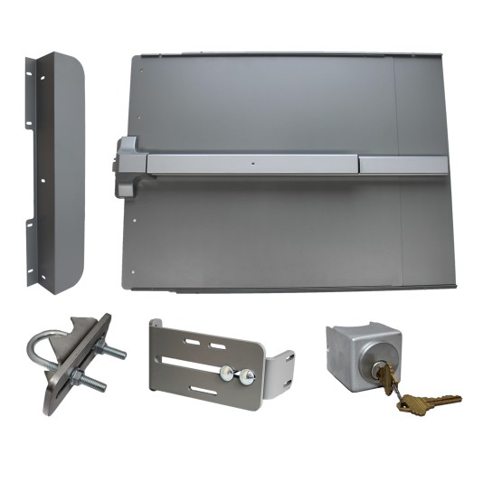 Lockey ED51S Edge Panic Shield Safety Kit (Silver) - ED51S