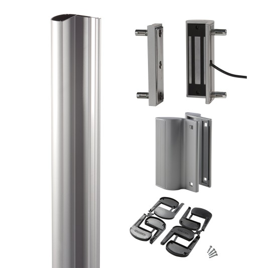 Set with N-LINE MAG profile, 2x MAGMAG3000, 3006PULL in Silver