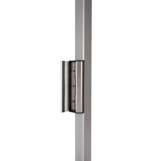 Adjustable keep out of stainless steel for Square profiles -  - Ral 7016