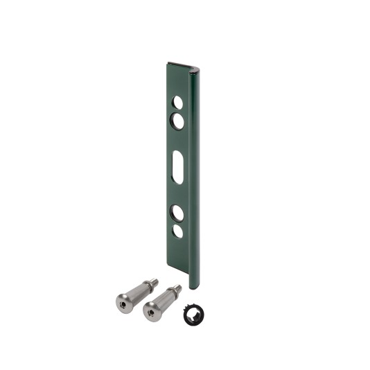 Anti-theft protection plate for Locinox keeps in RAL 7016