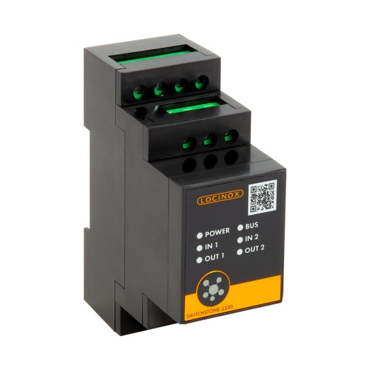 2-channel relay module with NO/NC contact