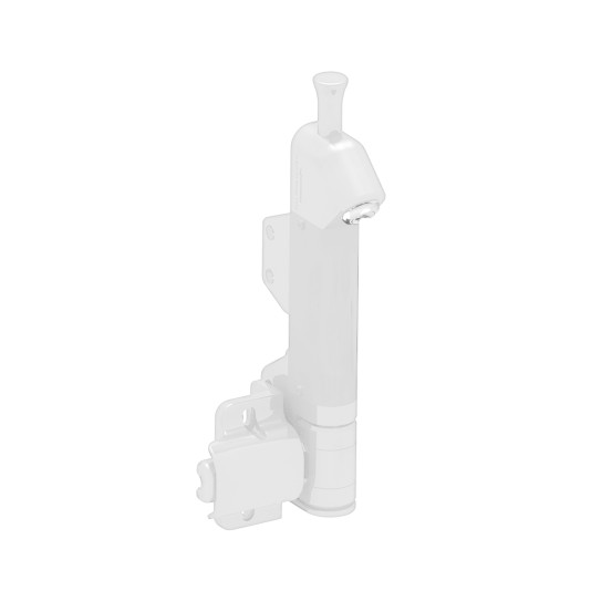 Nationwide AquaLatch 10" Magnetic Safety Gate Latch with SafeAlert for Pool Gates - Keyed Alike (White) (Default)
