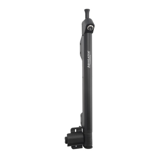 Nationwide AquaLatch 20" Magnetic Safety Gate Latch with Alarm for Pool Gates - Keyed Alike (Black)