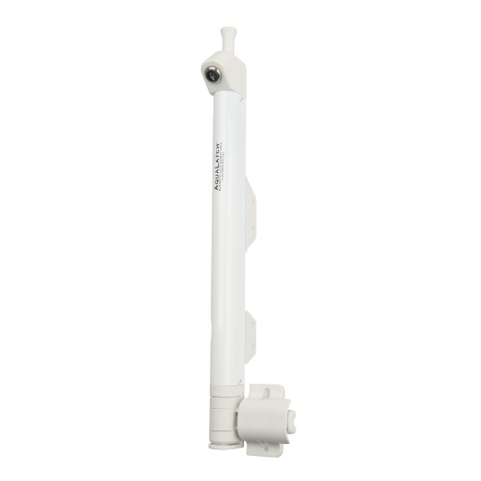 Nationwide AquaLatch 20" Magnetic Safety Gate Latch with SafeAlert for Pool Gates - Keyed Alike (White) (Default)