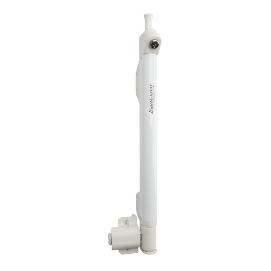 Nationwide AquaLatch 20" Magnetic Safety Gate Latch with SafeAlert for Pool Gates (White) (Default)