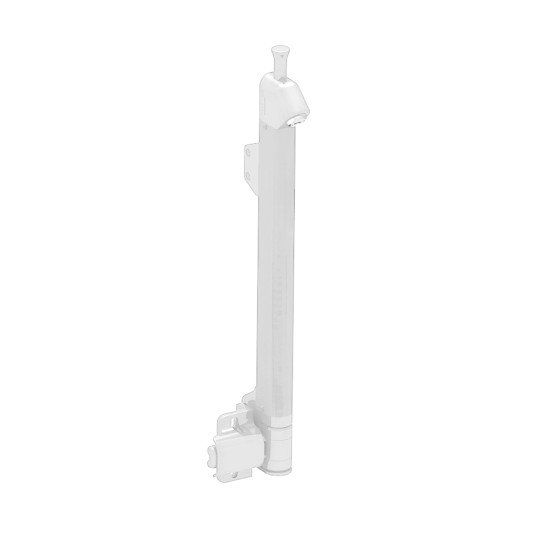 Nationwide AquaLatch 20" Magnetic Safety Gate Latch with SafeAlert for Pool Gates (White) (Default)