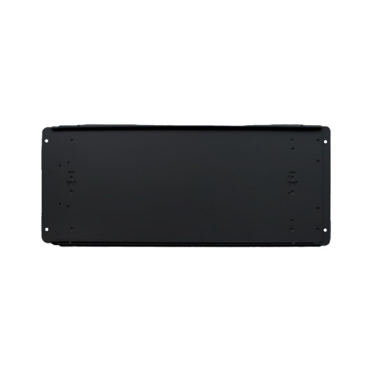 Lockey 12" PS Panic Shield 3x1, Predrilled To Fit PB1100, PB2500 & V40 Series Panic Bars (Black) - PS3X1BLACK12INCH
