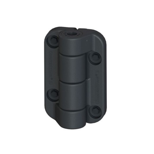 Nationwide Black Cornerstone Self-Closing w/ Tab Option Hinge - C2H121NB-SD-BK 