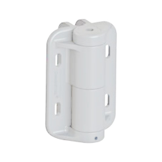 Nationwide Cornerstone Mini Vertically Adjustable Gate Hinge Stainless Steel Self Drilling Screws (White) - CH090-4D-WH 