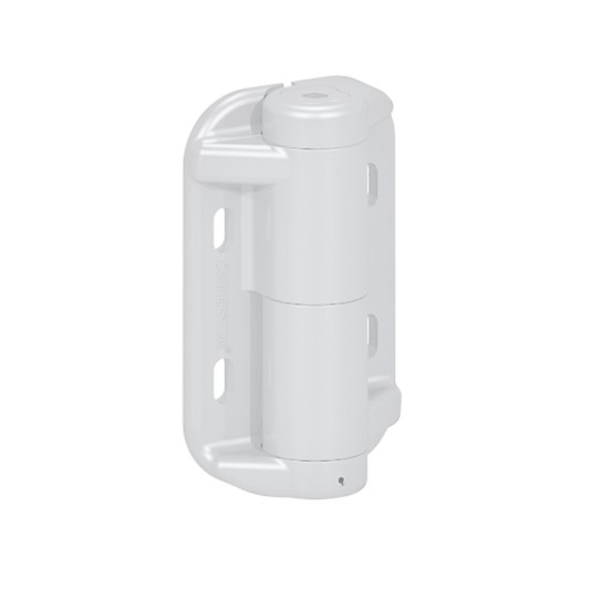 Nationwide Zinc-Plated Ornamental Nylon Self-Closing Hinge - White - CH101V-ZD-WH