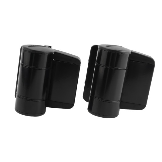 2-WAY ADJUSTABLE DOUBLE BEARING HINGE 2 pieces in RAL 9005