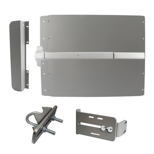 Lockey Edge Panic Shield Value Kit w/ Panic Bar - Choose Color & PB11 Panic Bar Type