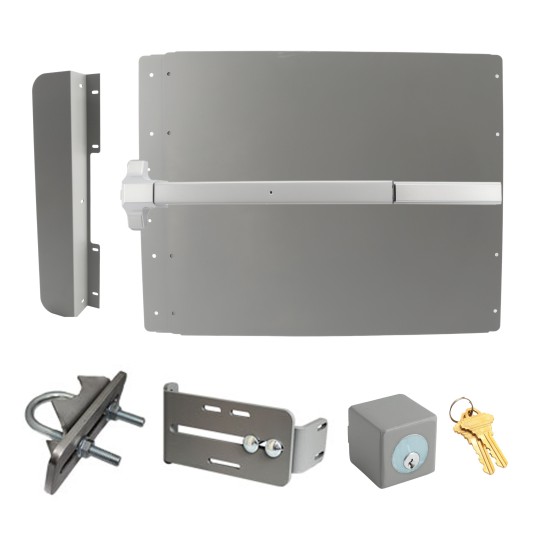 Lockey Edge Panic Shield Safety Kit w/ Panic Bar - Choose Color & PB11 Panic Bar Type