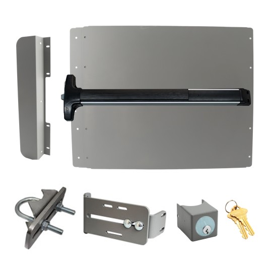 Lockey ED52S Edge Panic Shield Safety Kit (Silver) - ED52S