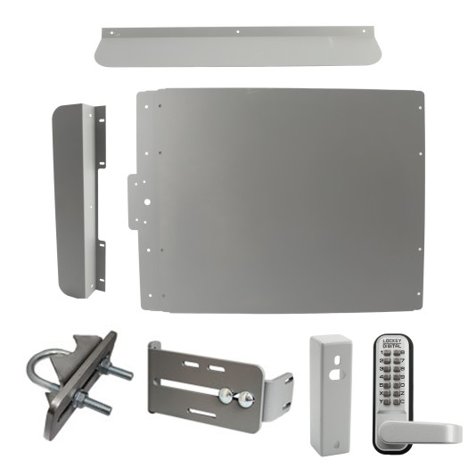 Lockey ED60S Edge Panic Shield Security Kit (Silver) - ED60S