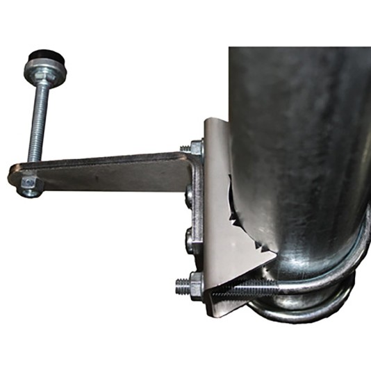 Lockey Gate Stop With 3" U-Bolt for Chain Link Gates