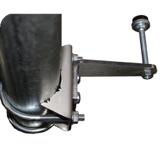 Lockey Gate Stop With 4" U-Bolt for Chain Link Gates - GS-LINX4INCH