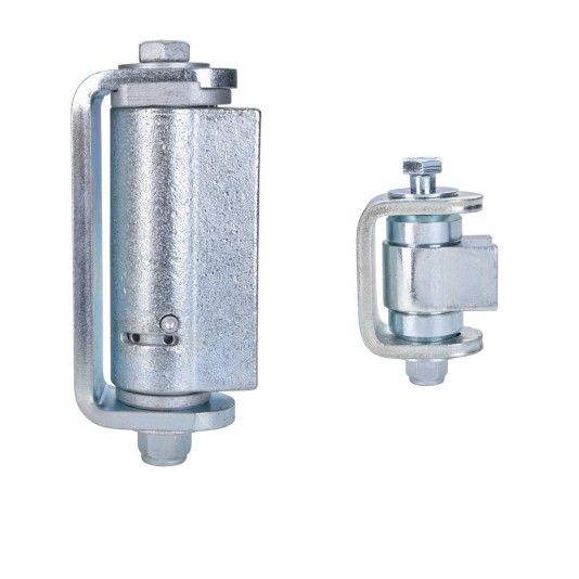 Nationwide Heavy-Duty Ball Bearing Gate Hinge - Unpainted Steel Weld-On Body & Unpainted Steel Weld-On Yoke (Pair)