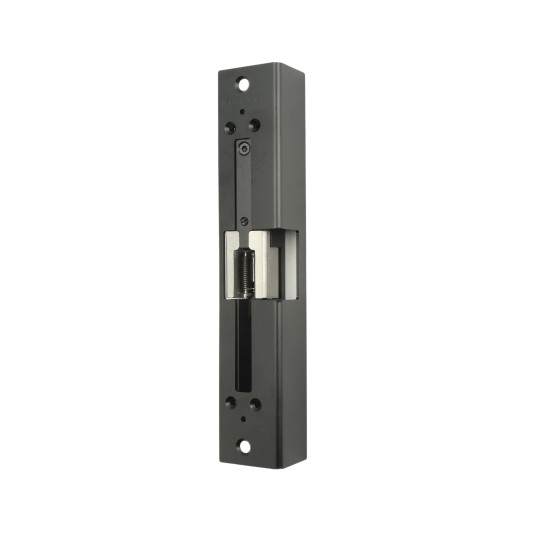 Locinox Built-In Electric Keep for Fortylock, Fiftylock, Sixtylock Insert Locks, 2" Profiles, Fail-Close (RAL 9005 Jet Black) - INTRALEC-Z-50-E-9005