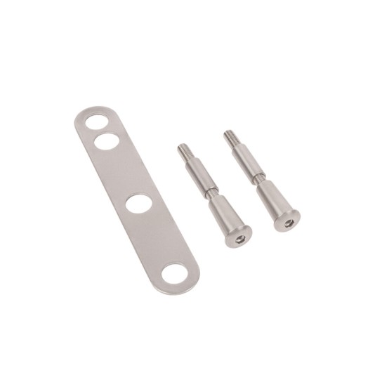 Guide plate for a smooth guidance of the bolts of the surface mounted lock - for 40 to 60 mm profiles