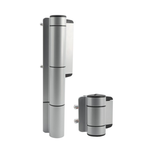 Locinox Mammoth 180° Hydraulic Gate Closer and Hinge (330lbs Capacity, Silver) - MAMMOTH180-SILV (Default)