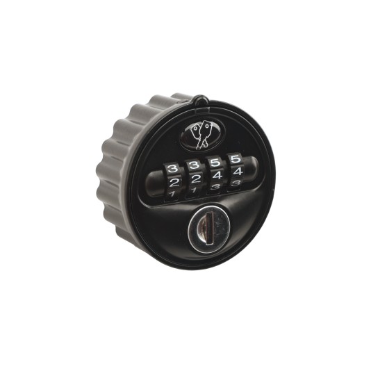 Lockey MC728 Mechanical Cam Lock for Cabinets and Enclosures - Black