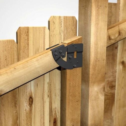 Nationwide Wood Gate Kit - Fits 3.5" Sq. Post & 1.5" Sq. Frame for Wood Gates