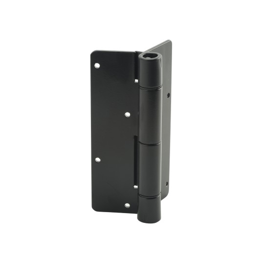Nationwide 5-3/4" x 1 3/4" Flange Self-Closing Adjustable Spring-Tension Hinge (Black) - NW094L-BK