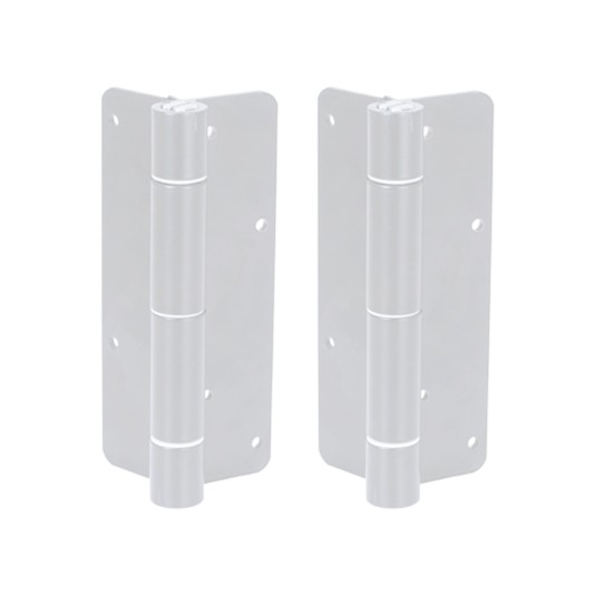 Nationwide 1 1/2" x 5/16" Self-Closing Adjustable Hinge Pair - White - NW096-2S-WH