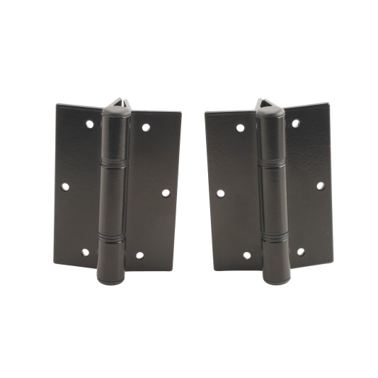 Nationwide 4" Non Self-Closing Aluminum Hinge Pair - Black - NW149-2S-26