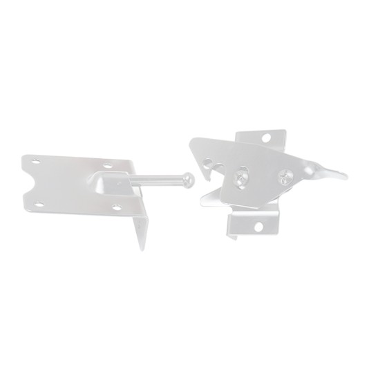 Nationwide Dg Latch w/ Ball Stainless Steel - White - NW170SB-SSW