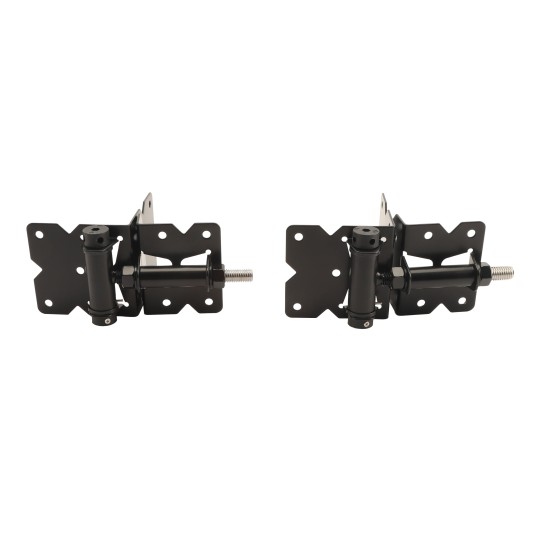 Nationwide Stainless Steel Adjustable Self-Closing Hinge w/ Stainless Steel Screws - Black - NW171NASCA-SSB