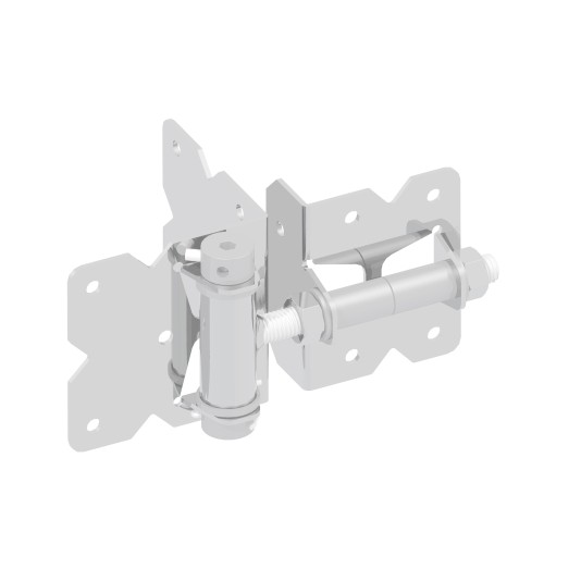Nationwide Self-Closing Standard to Narrow Adjustable Hinge w/ Stainless Steel Screws - White - NW171SCP2-SSW