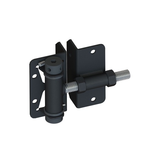 Nationwide Self-Closing Stainless Steel Horizontally Adjustable Hinge (Black) - NW171SCP5-SSB