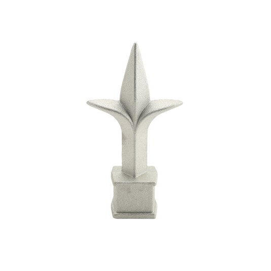 Nationwide 5/8" Triad Die-Cast Press-Fit Finial with Sandblast Finish - NW233PF-SBL