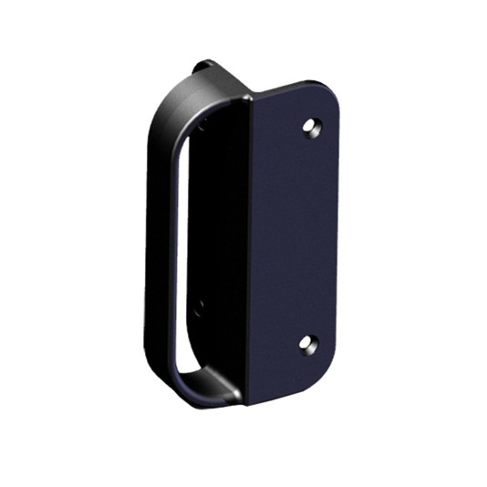 Nationwide 5" Screw-On Gate Handle for Vinyl and Metal Gates (Nylon) Black