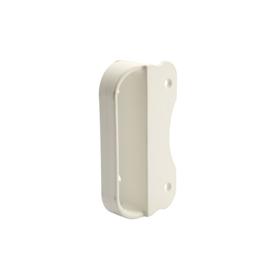 Nationwide 5" Screw-On Gate Handle for Vinyl and Metal Gates (Nylon) White