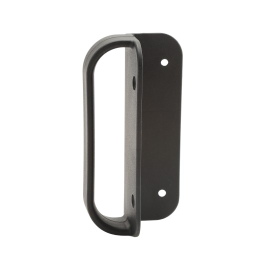 Nationwide 5" Screw-On Gate Handle for Vinyl and Metal Gates with Self-Tapping Screws (Nylon) Black