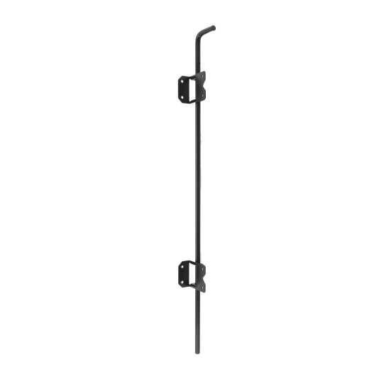 Nationwide 36" Stainless Steel Heavy-Duty Drop Rod (Self-Drilling Screws Included) - Black - NW38305N-36SSBD