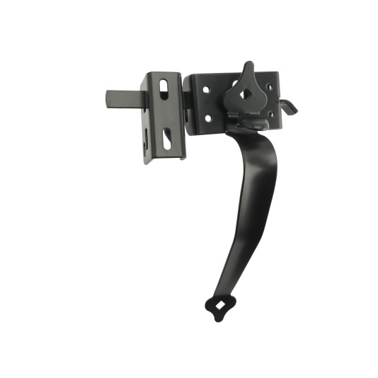 Nationwide Ornamental Thumb Latch - Black - NW38307