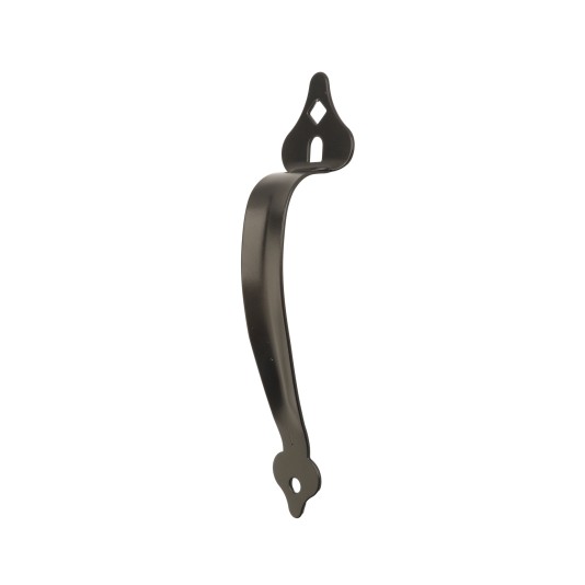Nationwide Stainless Steel Ornamental Gate Handle - Black - NW38396-SSB