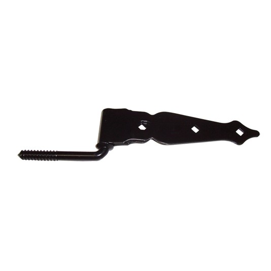 Nationwide Screws Hook & Strap Hinge - Black - NW38934Q