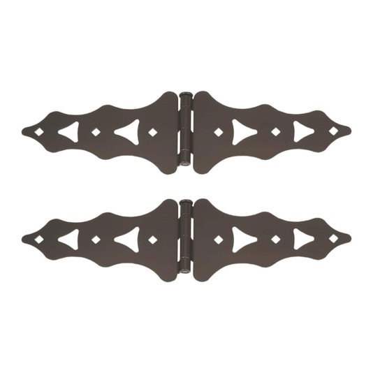 Nationwide Traditional 8" Strap Hinge - Black - NW38940Q