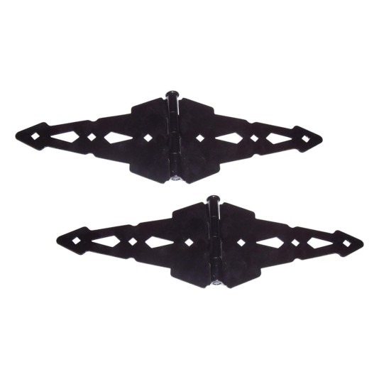 Nationwide Contemporary 8" Strap Hinge - Black - NW38944Q