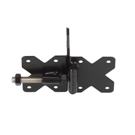 Nationwide 3.5" Square Standard to Standard Adjustable Hinge - Black - NW38950NSSB