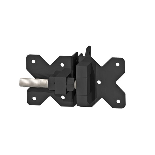 Nationwide Adjustable Stainless Steel Hinge w/ Heavy Rod - Black - NW38954-SSB