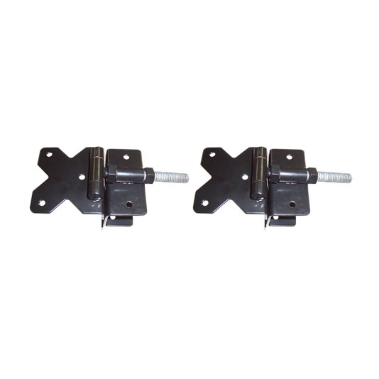 Nationwide Adjustable Stainless Steel 3-Sided Hinge - Black - NW38955-SSB