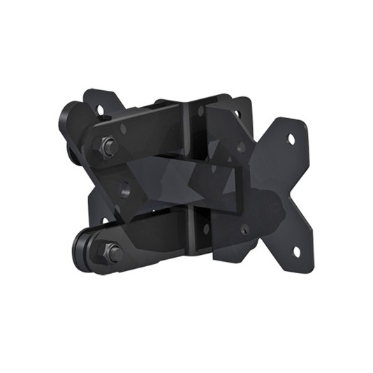 Nationwide One-Side Latch Stainless Steel - Black - NW6160-SSB