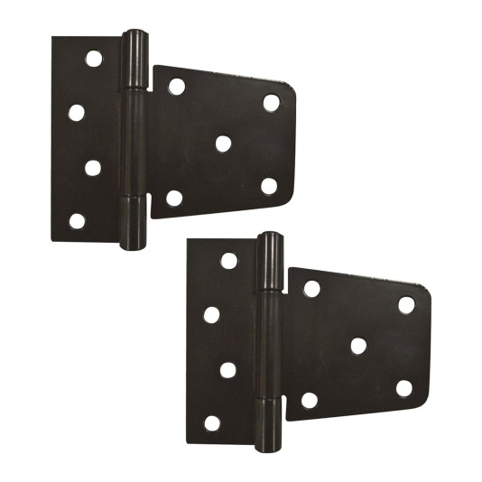 Nationwide Blunt Tee Hinge - Black - NW6172-BK