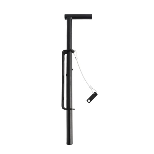 Nationwide 24" Commercial Drop Rod w/ Lock Tab - Black - NW6270L-24BK